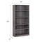 Mayline Medina Bookcase, 5 Shelf, Gray Steel MVB5LGS - alternate 3
